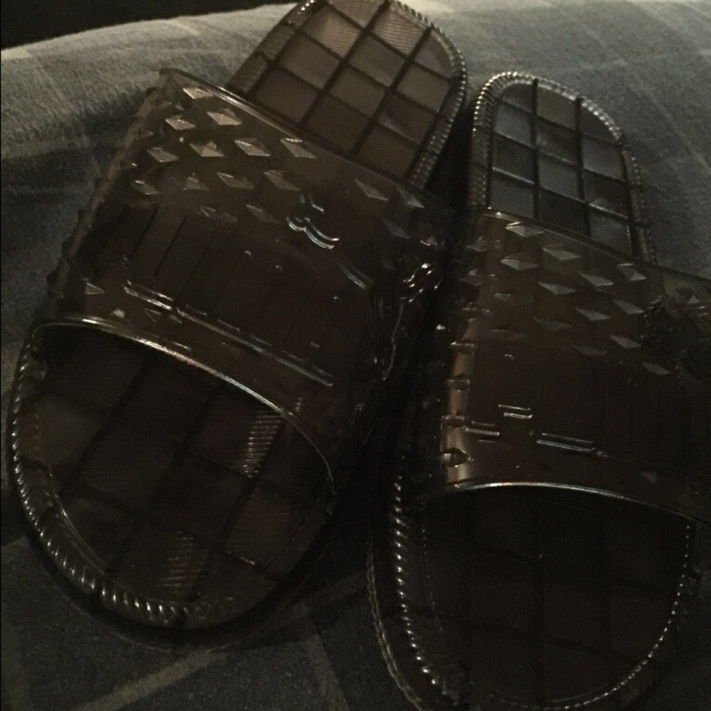 Grey Rihanna Puma Jelly Slides