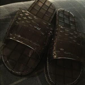Grey Rihanna Puma Jelly Slides