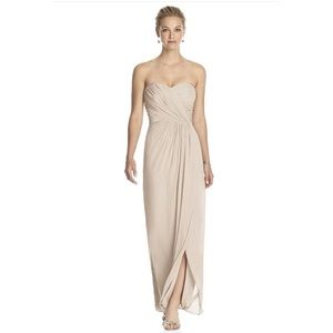 Nude/Cameo Dessy Bridesmaid Dress