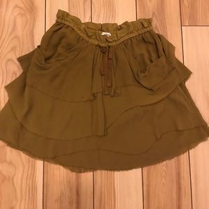 Wilfred silk skirt from Aritzia