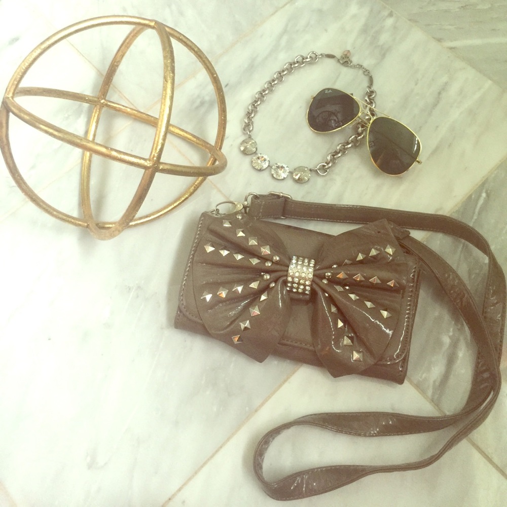 Gray satchel