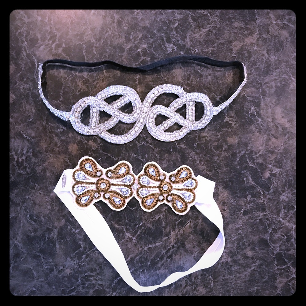 Decorative stretchy headbands