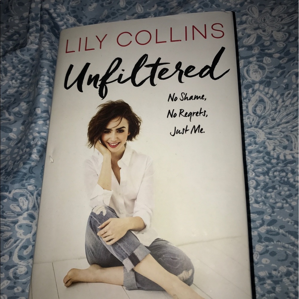 Lily Collins Untitled Unfiltered Autographed