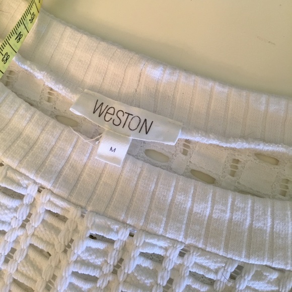 Anthropologie Dara Pullover by Weston in White - Picture 4 of 4