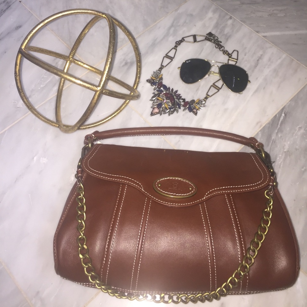 Burgundy/rust purse