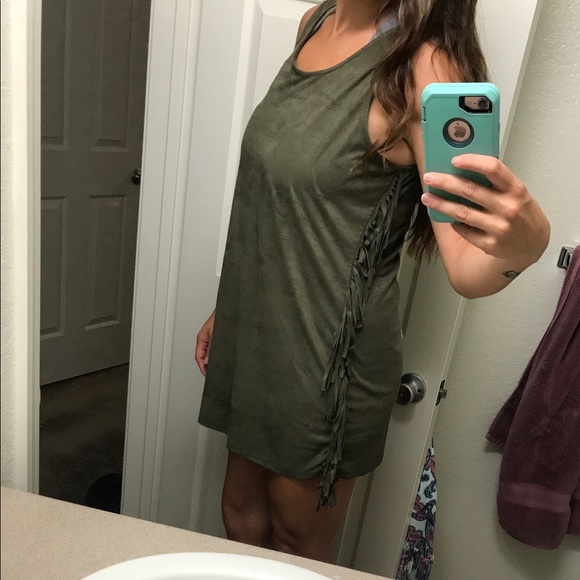 Mini LA heart fringe dress - Picture 2 of 3