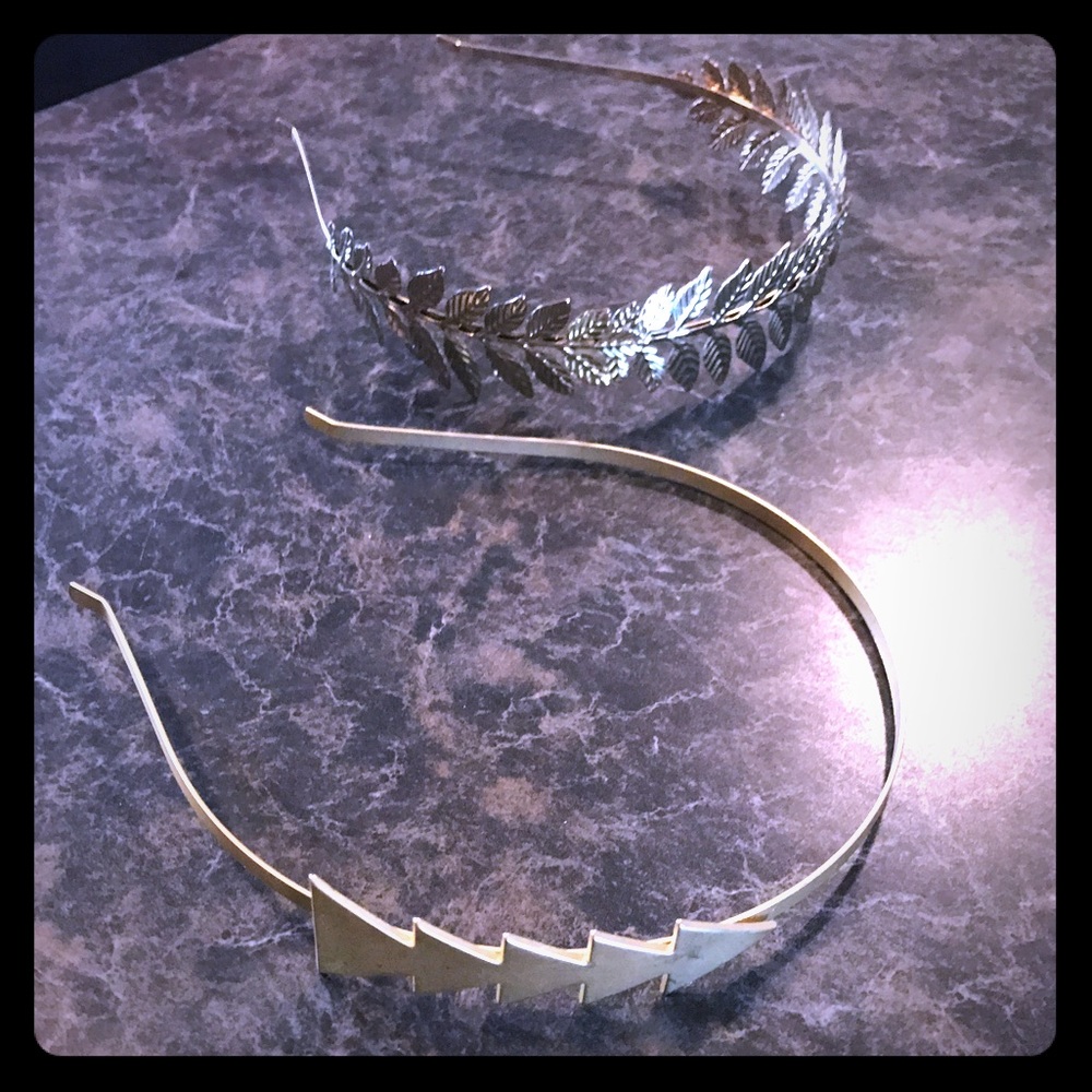 Gold headbands (2)