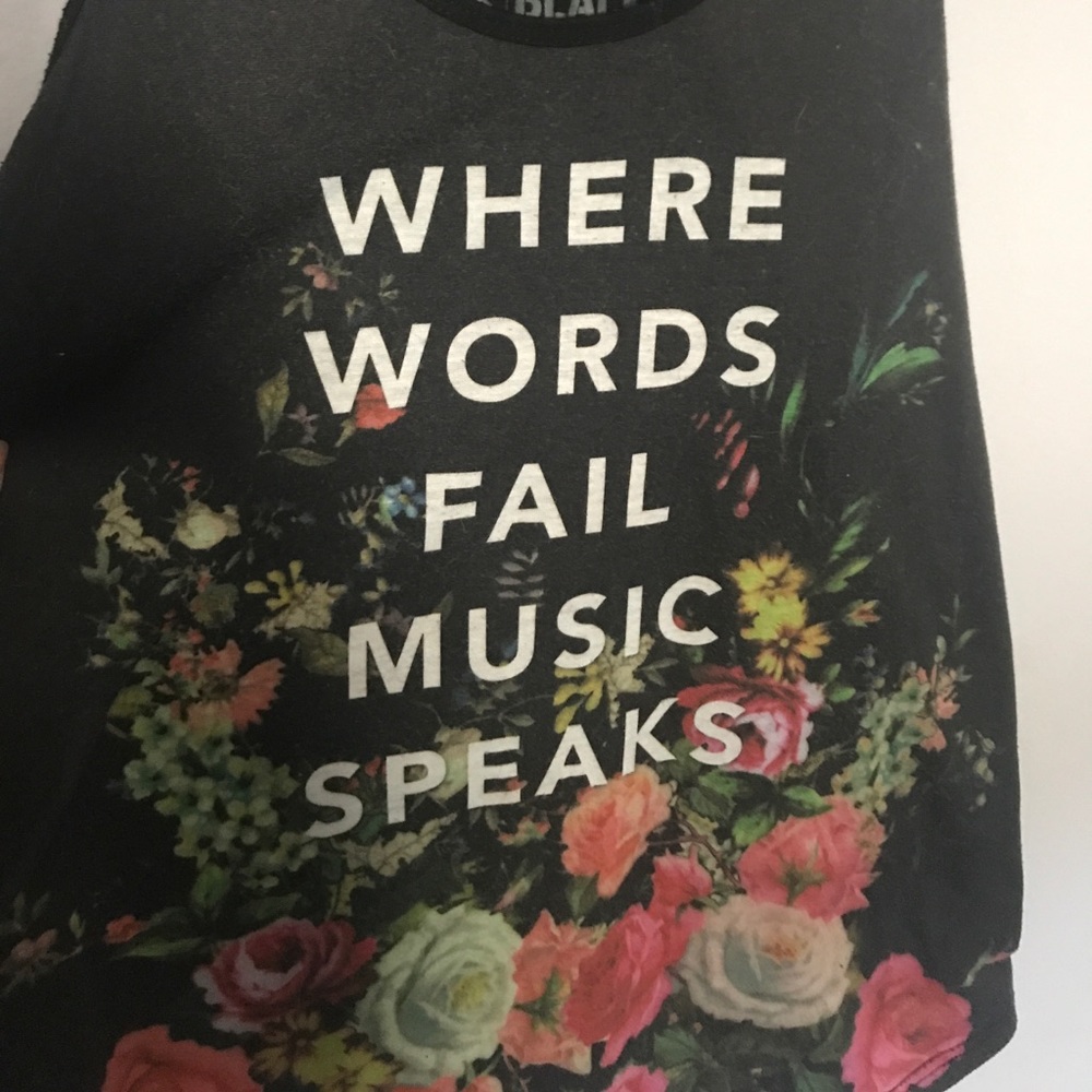 Graphic Razor Back Tank Top - Picture 2 of 3