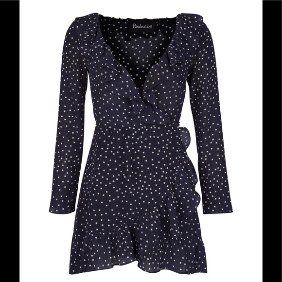 Realisation Par Dresses & Skirts - Realisation Par, The Alexandra, Navy Star, S