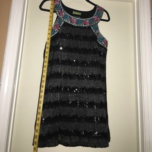 Evening beaded dress