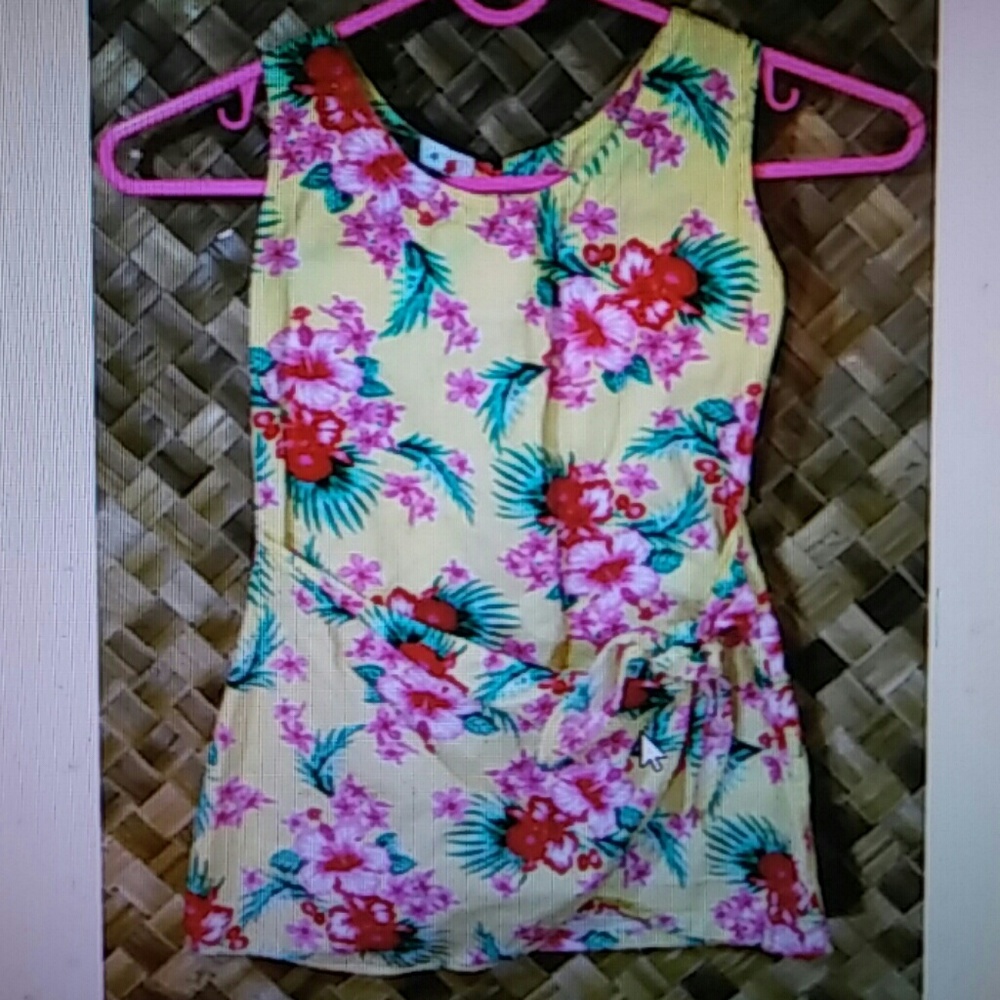 HIBISCUS COLLECTION HAWAII girls HAWAIIAN Dress 4