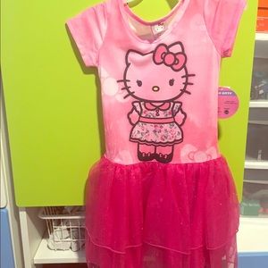 Hello Kitty Girls Tulle dress with Glitter