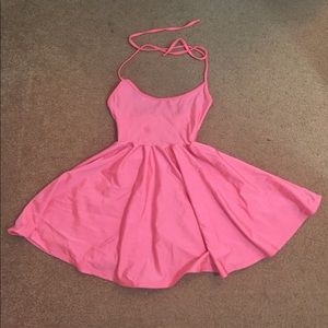 Bubblegum Pink skater dress