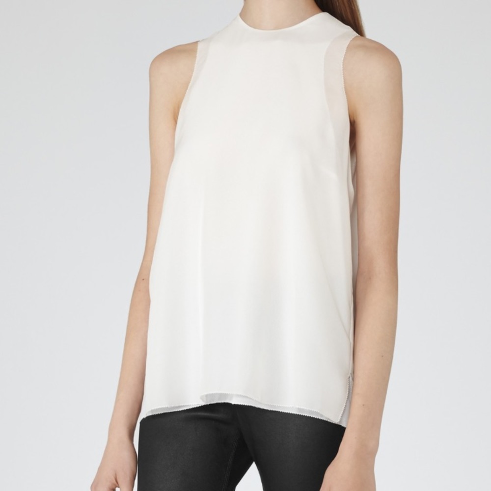 NWT Reiss Osla double layer top