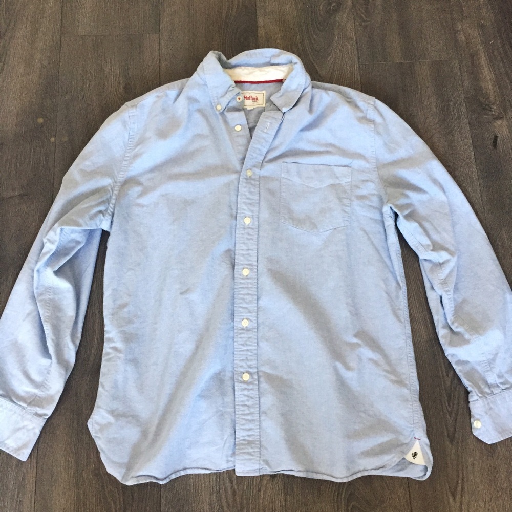 Men's Chambray Button Up Size L