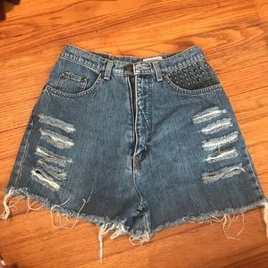 Lady Wrangler jean shorts