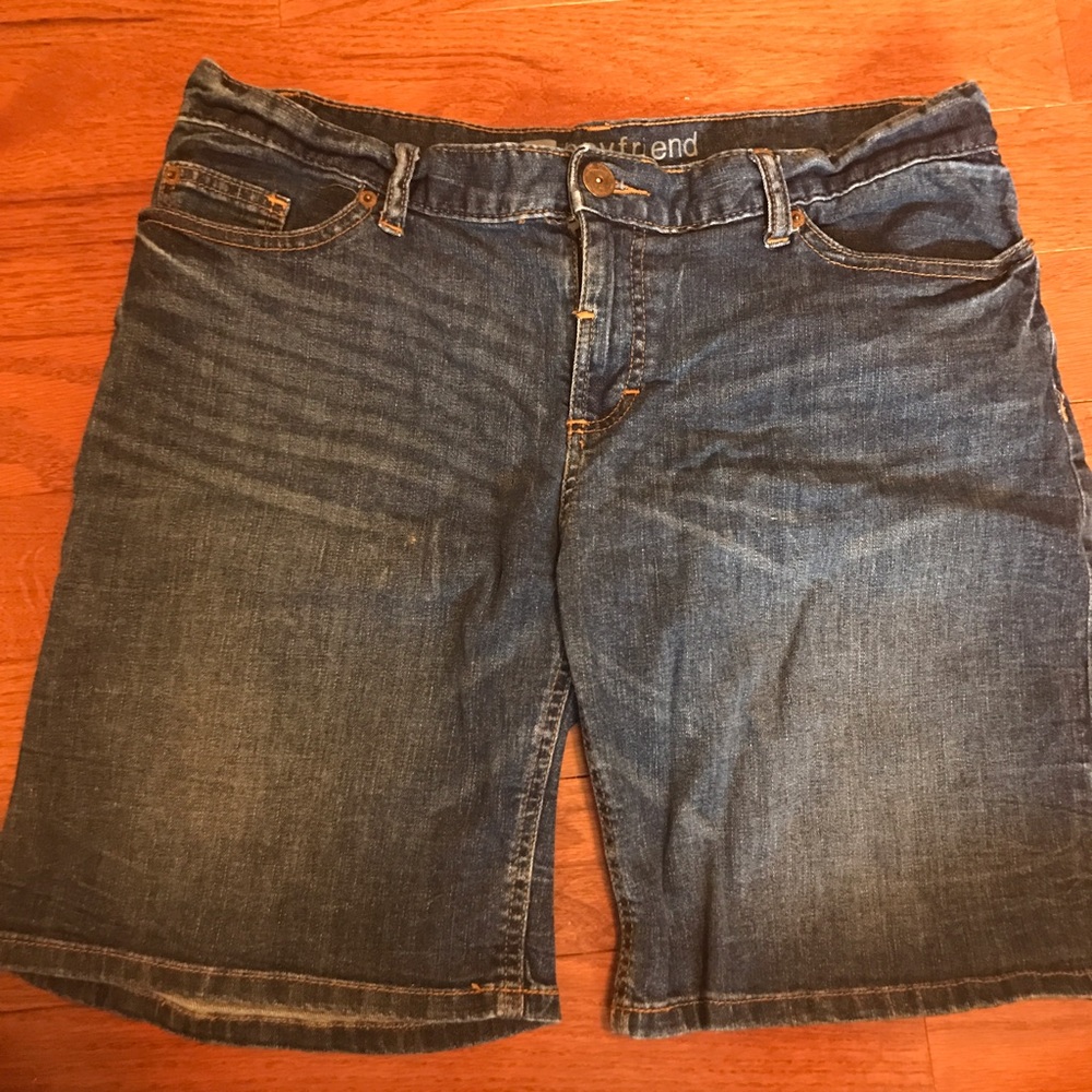 Boyfriend jean shorts