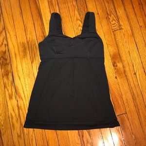 Lululemon Black tank with adjustable waist