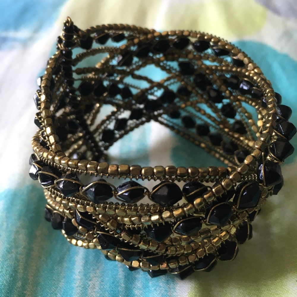 Black and Gold Bracelet