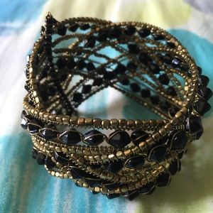 Black and Gold Bracelet
