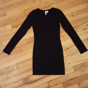 Black Stretch Mini Dress