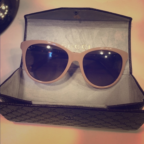 Gucci Nude oversized sunglasses with case main image 4