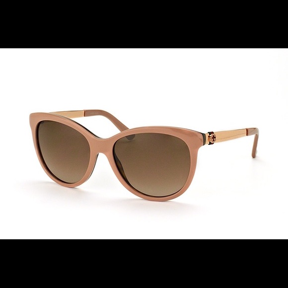 Gucci Nude oversized sunglasses with case