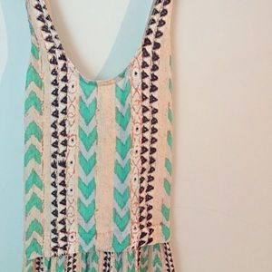 🔹✨🔹 ARITZIA Printed Drop Waist Dress 🔹✨🔹