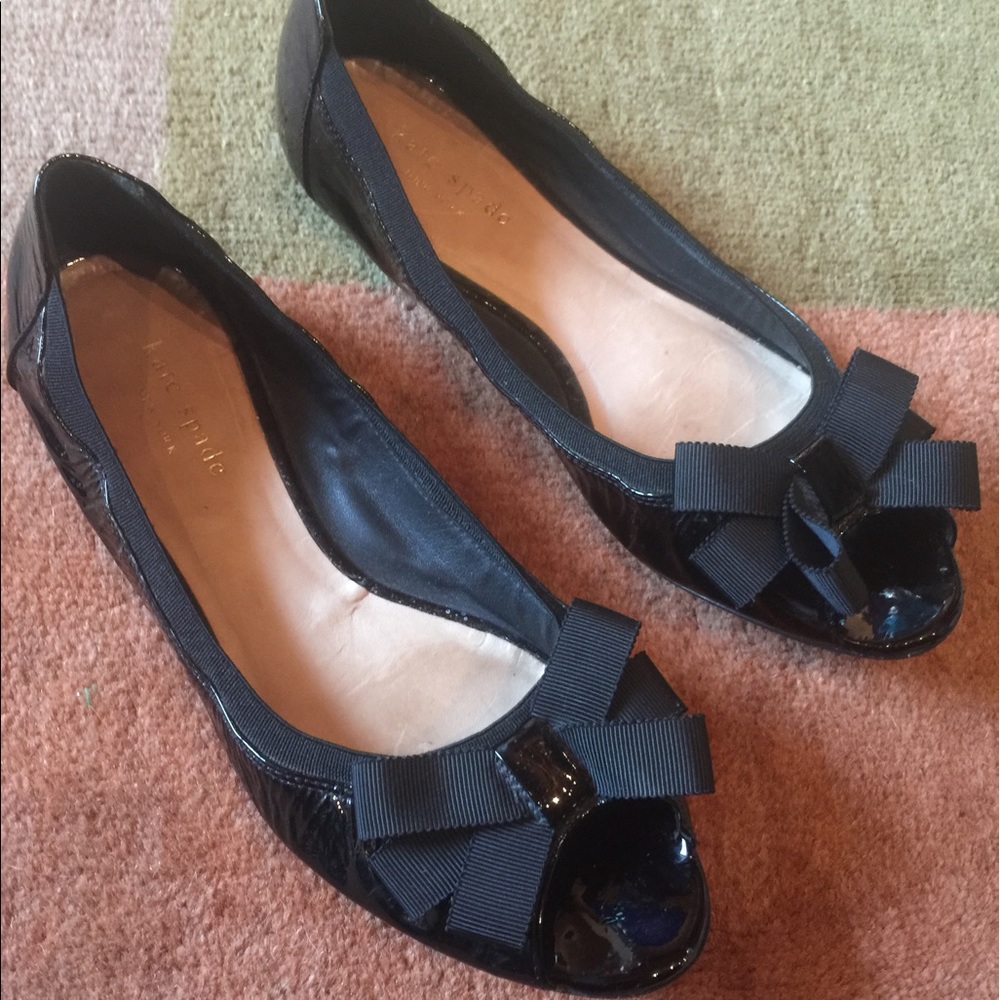 Kate Spade Frenchie Bow Toe Ballet Flats