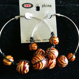 Earrings lots of earrings.