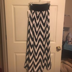 Chevron skirt