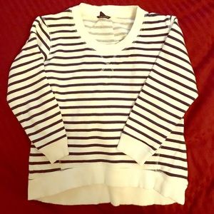 Club Monaco striped sweatshirt