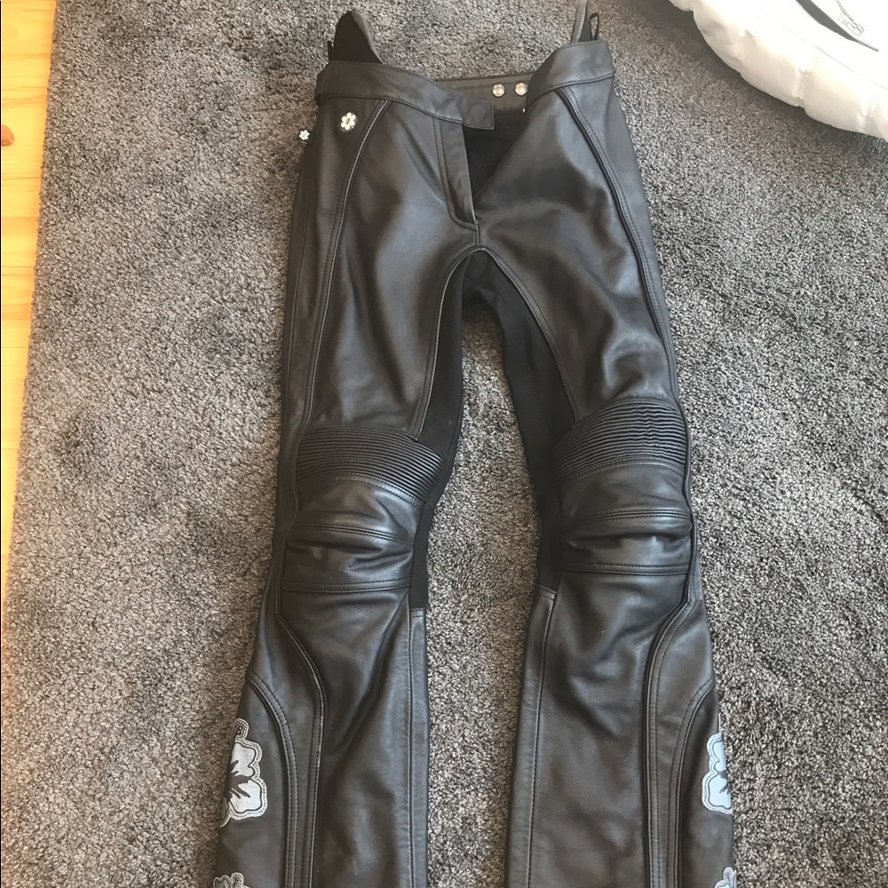 ❗️SOLD❗️Black, Joe Rocket leather motorcycle pants