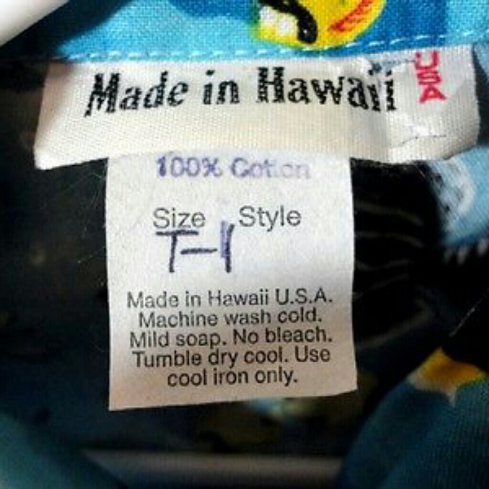 Boys HAWAIIAN print shirt - Size 1T - Picture 3 of 3