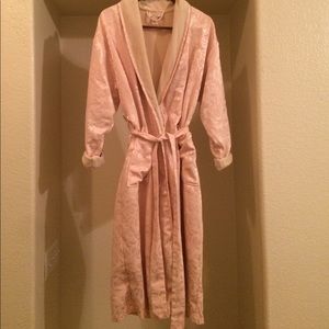 Victoria secrets terrycloth lined floral robe