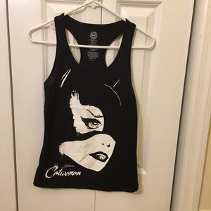 Catwoman racerback tank top