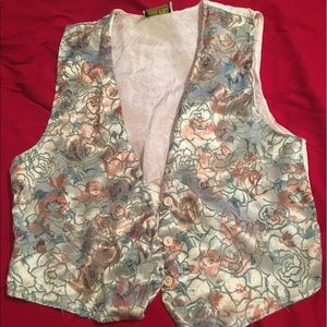 Vintage cream vest