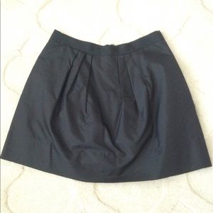 J.Crew bell skirt in black taffeta