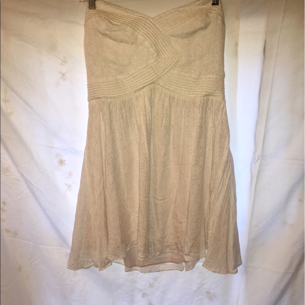 Kimchi Blue white strapless dress