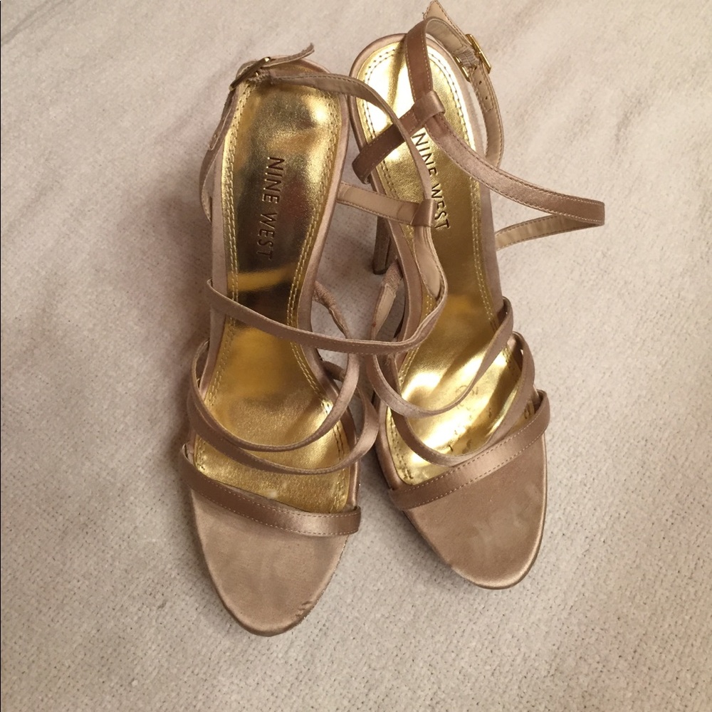 Nine West Gold Sparkle Shoes