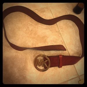 Michael Kors *Brown Leather Belt*