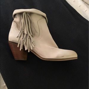 Sam Edelman Louie ankle boots w/ fringe