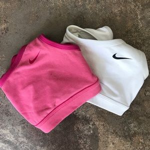 Lot of 2 Nike 💙 Reversible Sports Bras, M