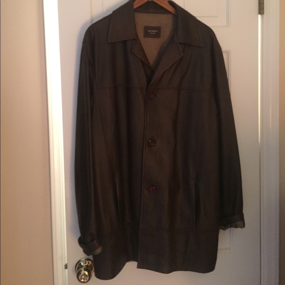 Los Robles brown leather jacket - Argentina.