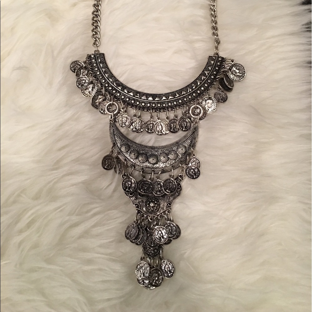 Silver Statement Necklace