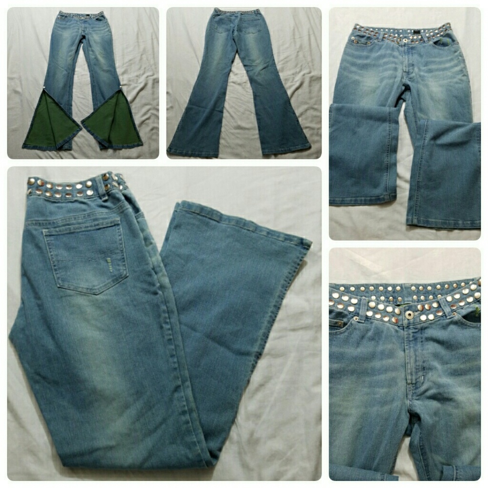 Buffalo David Bitton Womens Split Bell Jeans Sz 29