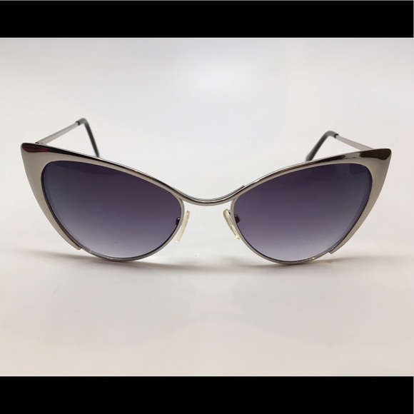 52% off Accessories - Cat eye Silver Metal framed ...