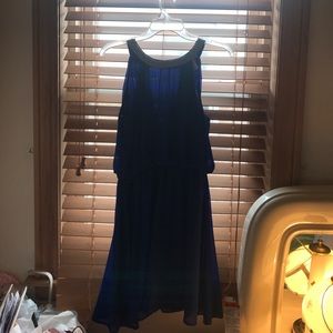 Royal blue dress