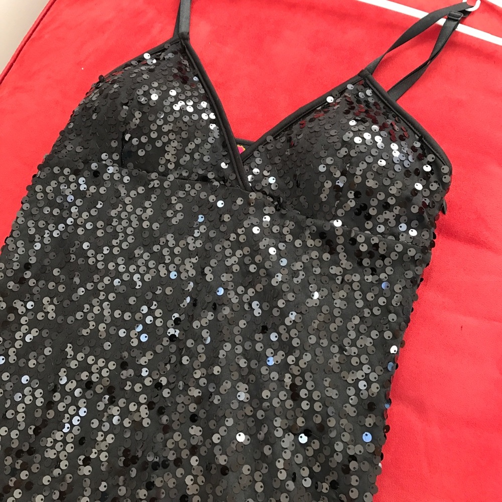 Sequined short dress, worn 1x