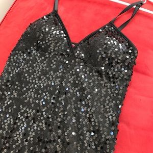 Sequined short dress, worn 1x